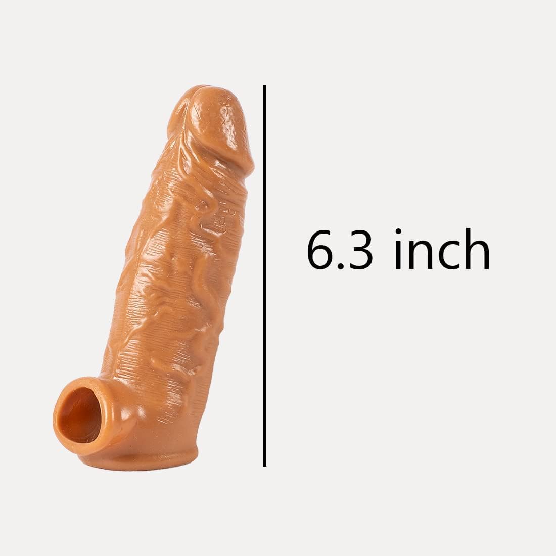 Silicon Penis Sleeve 6.3 inch (Skin Color)