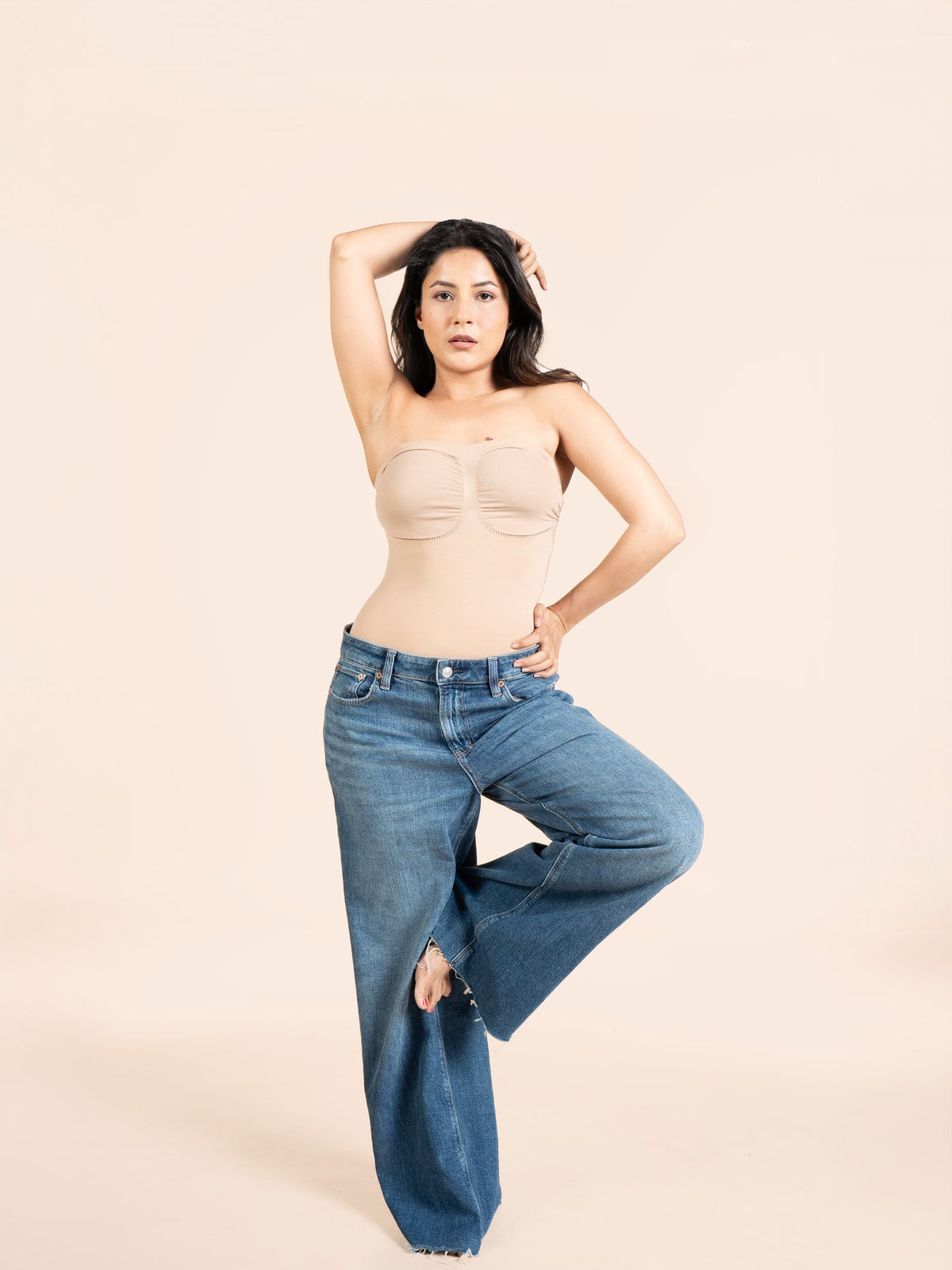 Strapless Butt Lifting Body Shaper