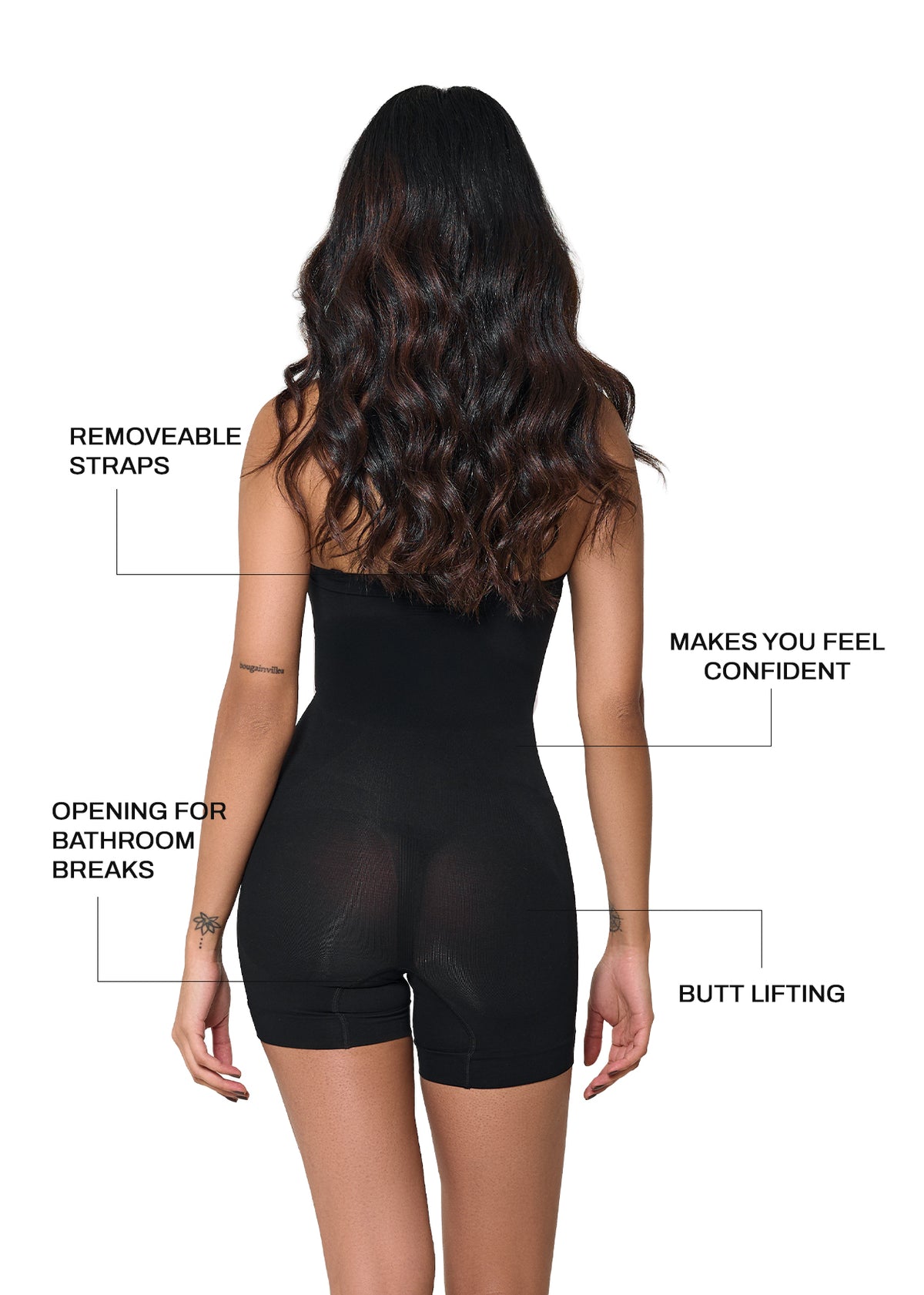 Strapless Butt Lifting Body Shaper