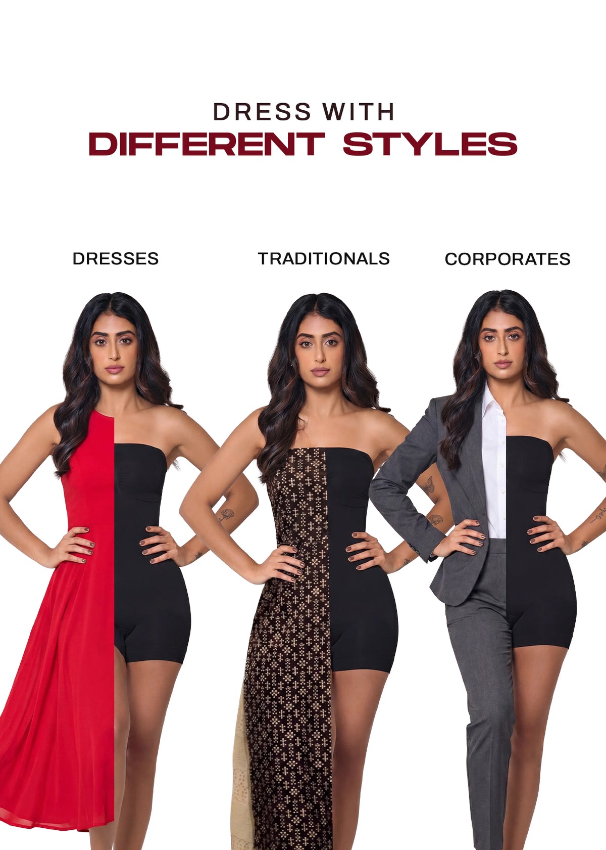 Strapless Butt Lifting Body Shaper